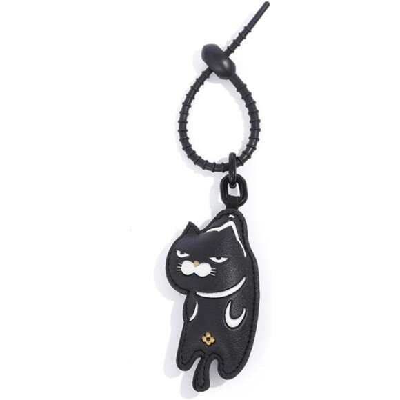 Black Cat Bag Decoration for Handbags, Keychain Accessories for Backpacks, Gift - Picture 9 of 9
